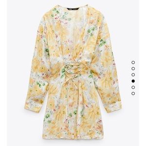 ZARA Floral Print Dress